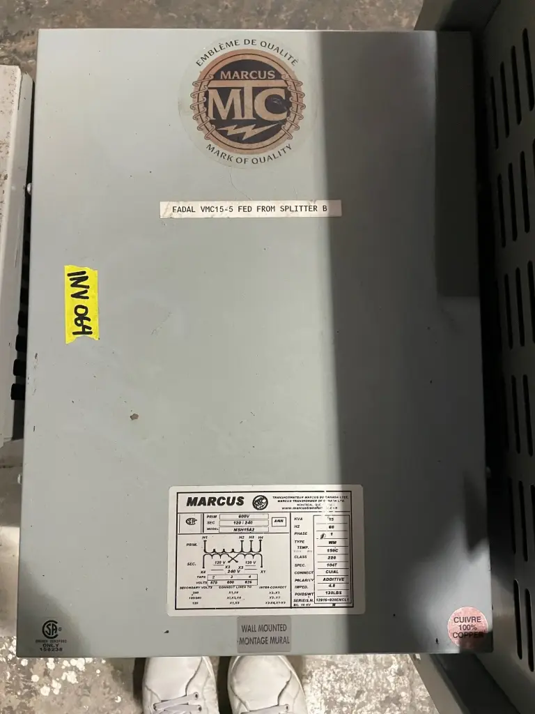 Marcus 15KVA Transformer